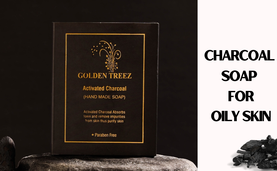 Buy Golden Treez Charcoal Bath Soap Enriched With Activated Charcoal