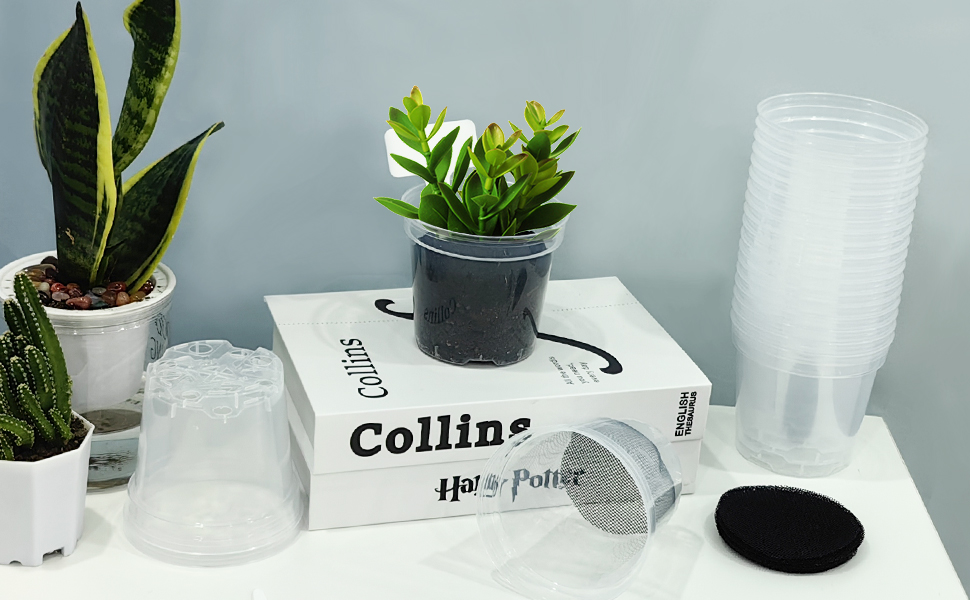4 inch Plastic Planters