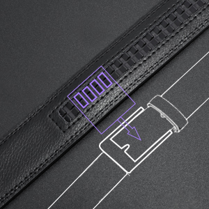 Gürtel Herren Ledergürtel für Herren mit Ratsche Automatikschließe Business Anzug Gürtel Breit 30mm