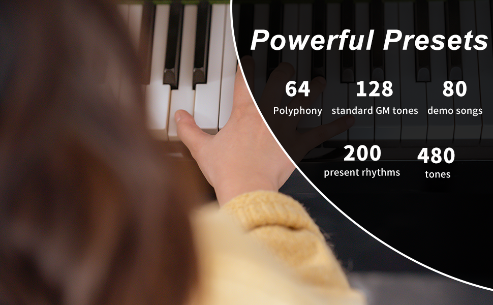 HEXANT 88Key Weighted Digital Piano, FullSize Semi