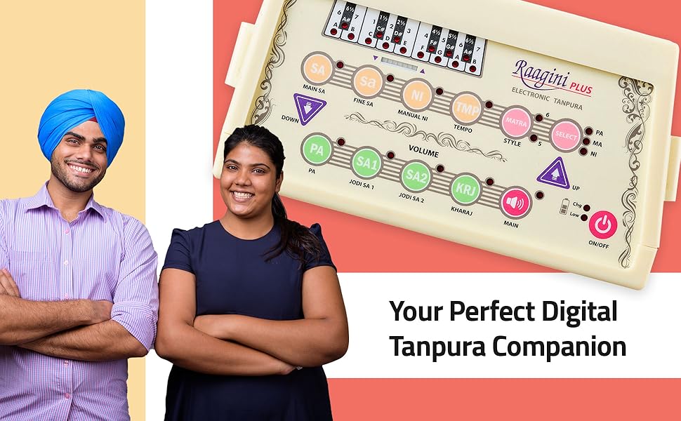 Raagini Plus, Electronic Digital Tanpura Musical Instrument Your Perfect Digital Companion