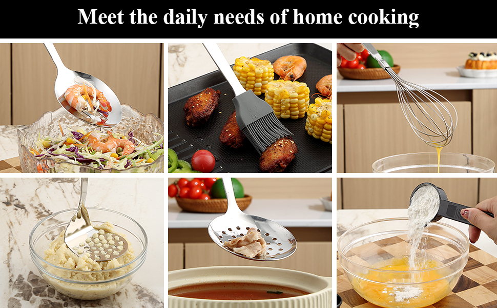 Stainless Steel Kitchen Utensils Set