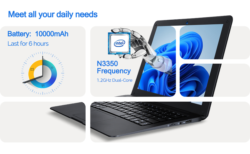 Laptop computer netbook lap top mini small pink smallest light lightweight windows 10 ultra slim