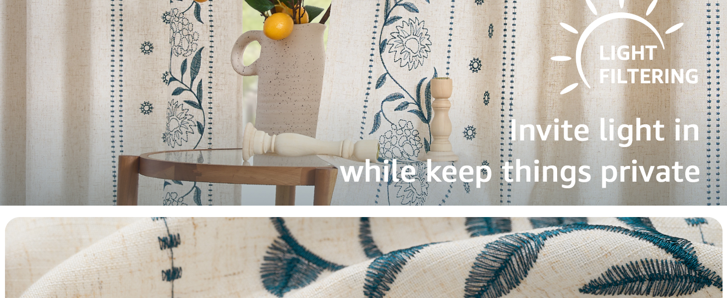 light filtering curtains