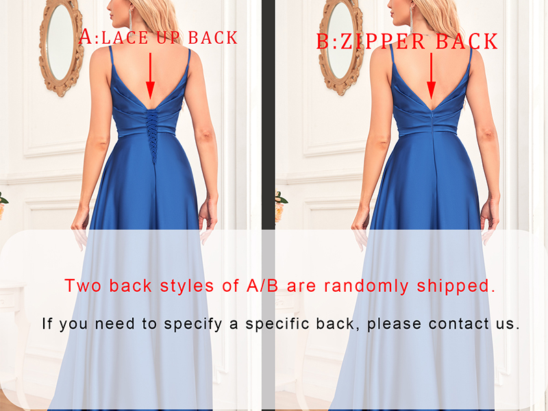 spaghetti strap satin bridesmaid dresses