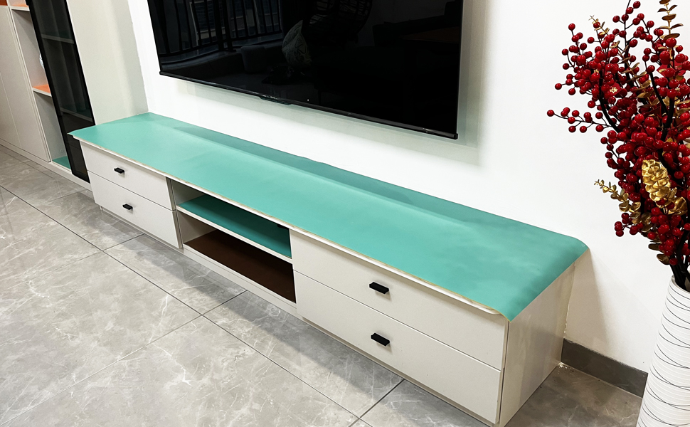 Zinkooat Leather Table Cover,1.8mm Thick,36x72 Inch Table