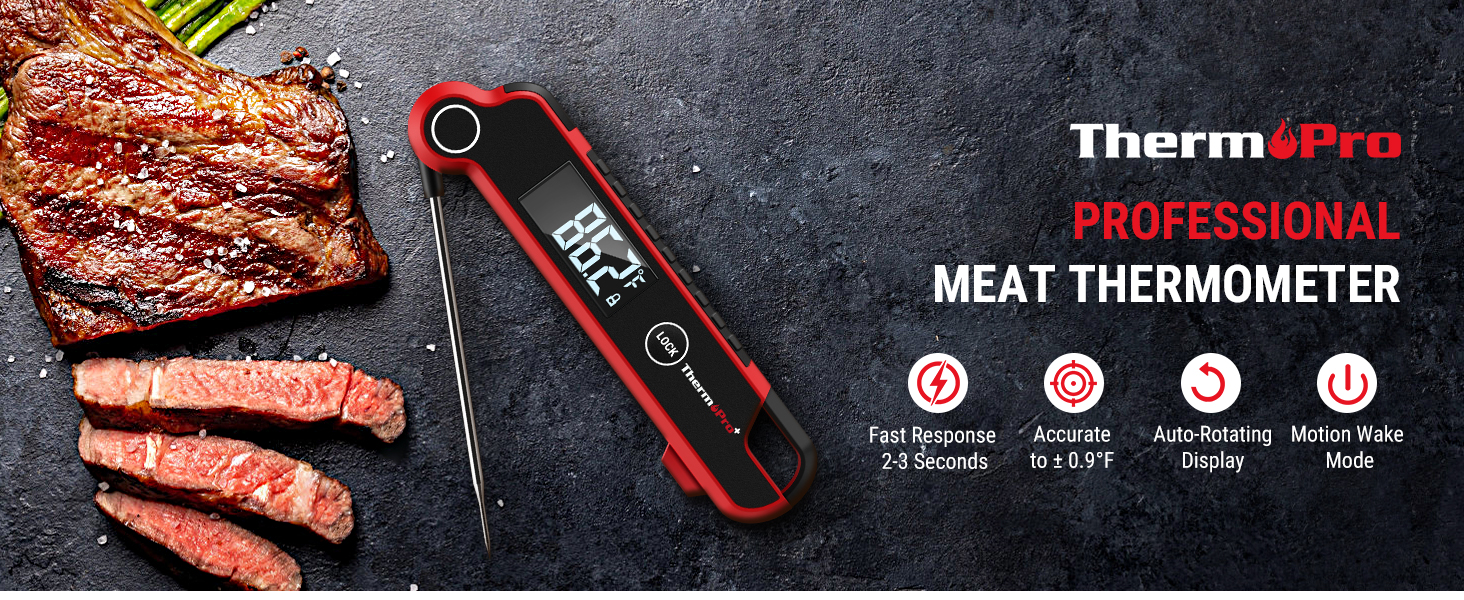 ThermoPro TP620 Digital Instant Read Meat Thermometer Used by