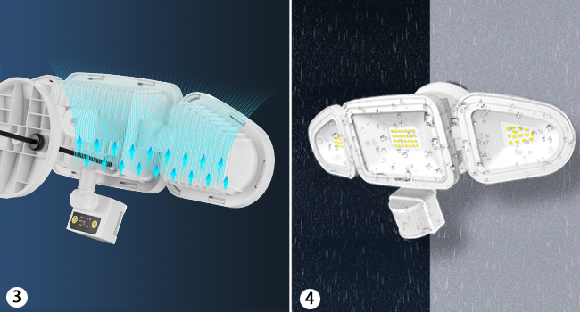 motion sensor flood light