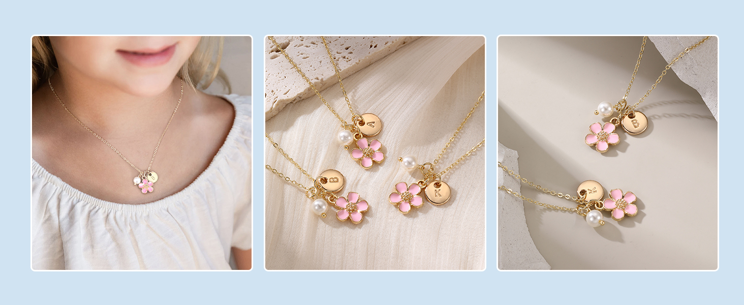 FLOWER GIRL NECKLACE