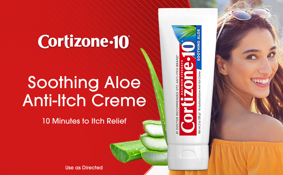Cortizone 10 Soothing Aloe Anti-Itch Creme stop itch in ten minutes