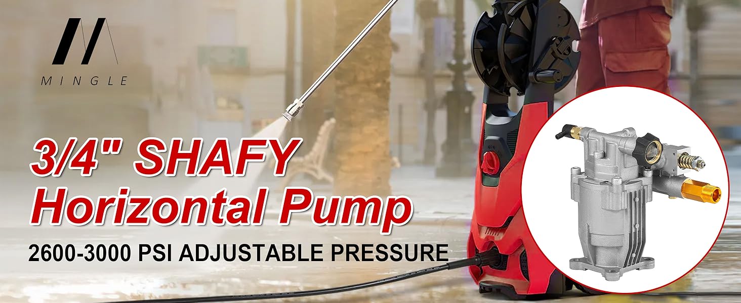 Horizontal Pressure Washer Pump