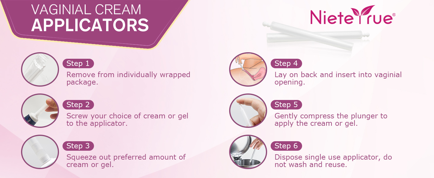 Nieteyrue Vaginial Cream Applicators