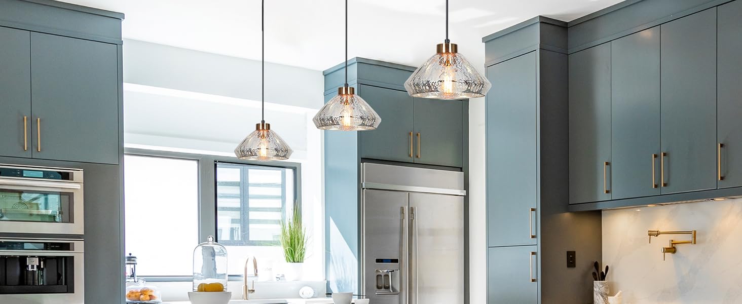 glass pendant light