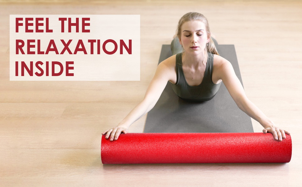 Yes4All Premium Medium Density Round PE Foam Roller for Physical