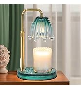 Candle Warmer Lamp with Timer - Electric Wax Melt Warmer with Adjustable Height and Dimmer for Sc...