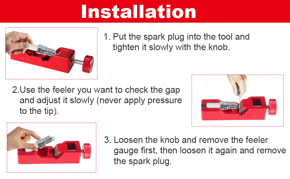 YESHMA Universal Spark Plug Gap Tool Spark Plugs Caliper