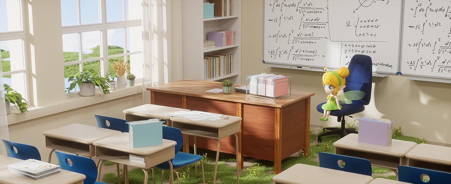 Expanding Hanging File Folders - 4.72; Large Capacity, Letter Size for Filing Cabinets