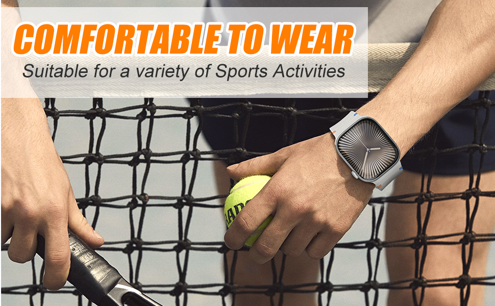 Sport Watch Band for Apple Watch Series 10 9 8 7 6 5 4 SE 3 2 1 Ultra