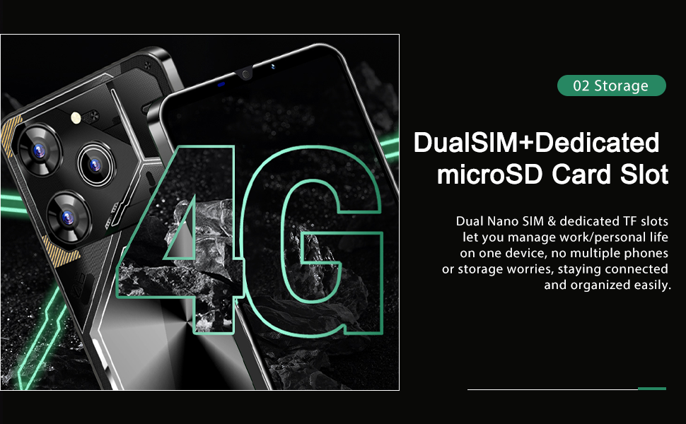 DualSlM+DedicatedmicroSD Card Slot