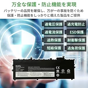 Amazon.co.jp: WorldPlus Lenovo 互換バッテリー X1 Carbon 第5