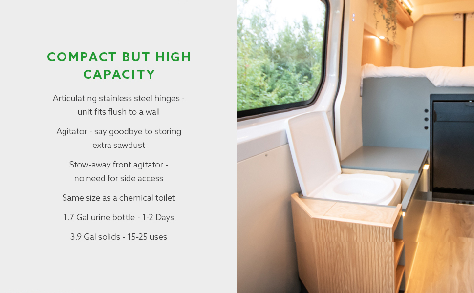 Compo Closet Cuddy Portable Composting Toilet Waterless Toilet For