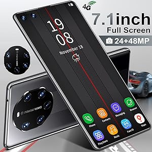 スマートフォン本体 黒 Amazon | Androidスマートフォン本体 7.1インチ携帯電話 日本製