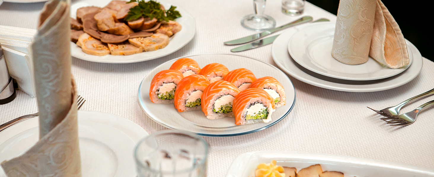 Glass Serving Plates