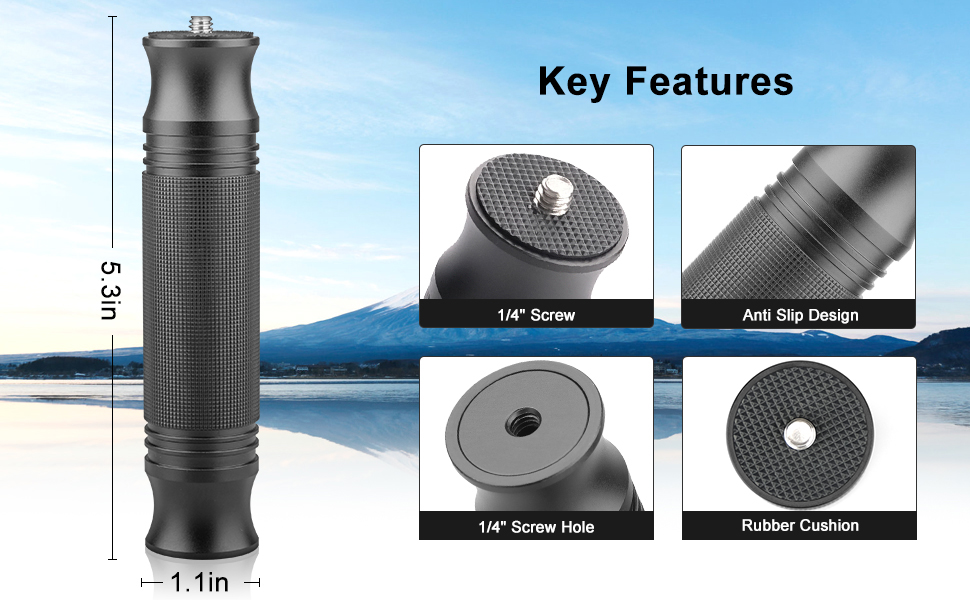 Camera Handle Grip Support Mount Universal Handlegrip Camera Stabilizer