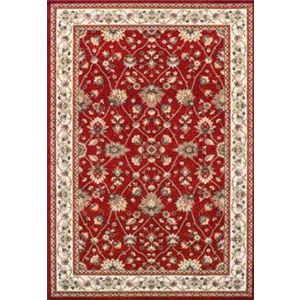 Amazon | ラグ 赤 絨毯 200x290cm 約 4畳 カーペット 花柄