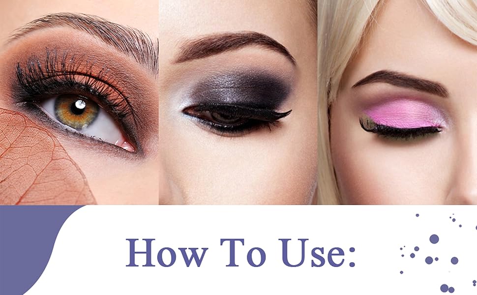 BASEMMAHER Premium Eyeliner Eyeshadow Sticker Stencils Kit