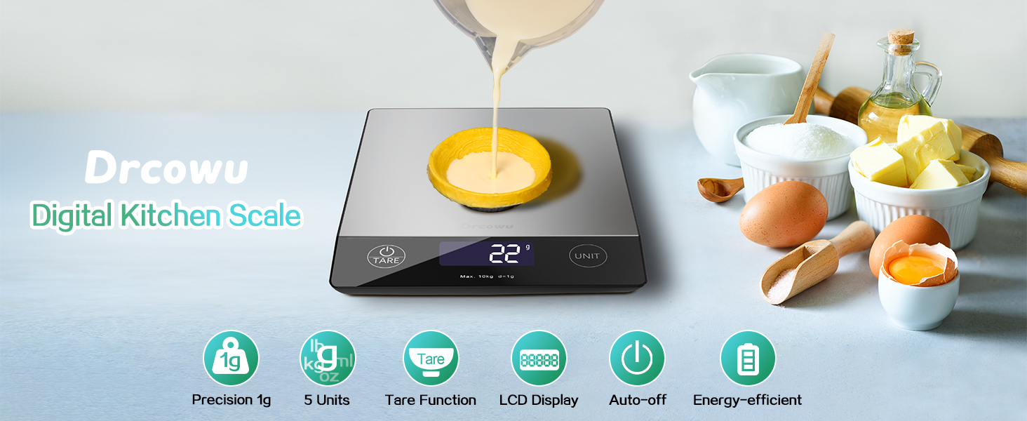 Kitchen food scales precision digital wighing gram oz scale