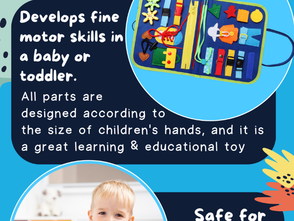 busy book for toddlers 1-3