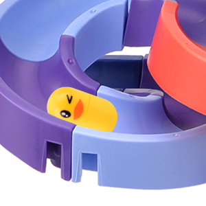 Vibbang Bath Toys for Toddlers, Baby Bath Toys Water Slide With Wind-Up Duck, Water Track Bathtub Toys, Interactive Ferris Wheel Bath Toys, Bath Duck Slide Toy, DIY Educational Watermill Toy (48 Pcs) 20 Bath Toys for Toddlers Baby Bath Toys Water Slide Water Track Bathtub Toys