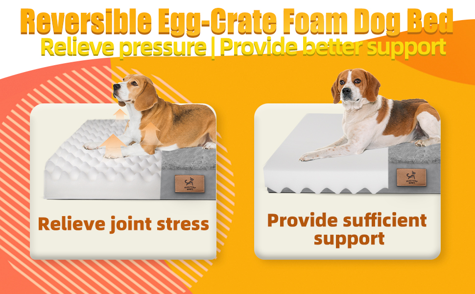 MASTERY MART Indestructible Dog Bed for Large Dogs Clearance Washable