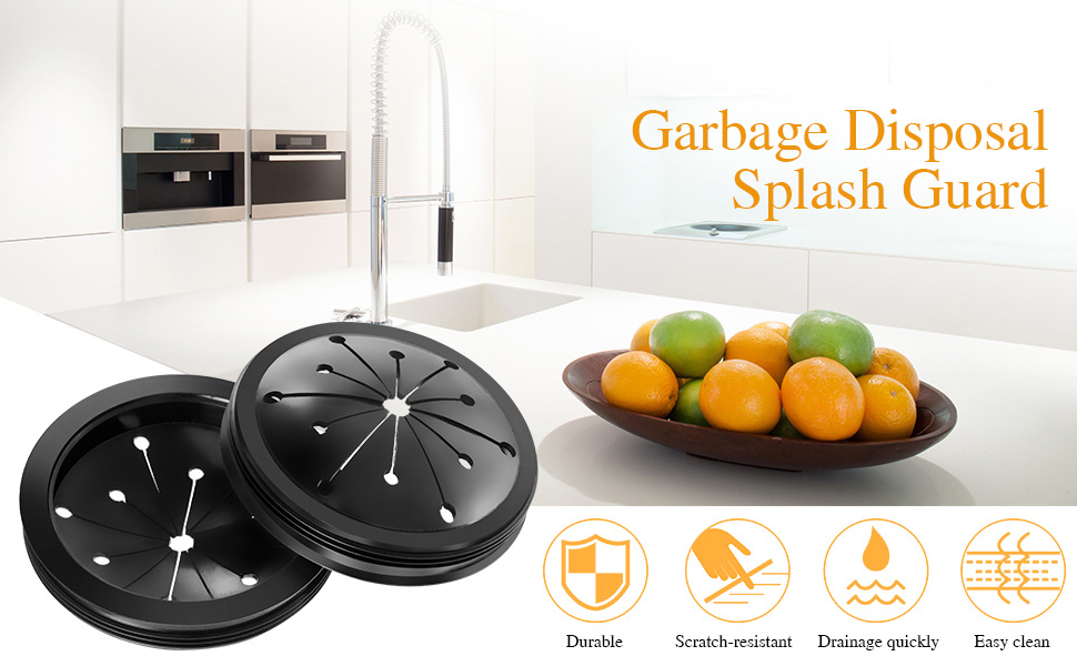 Maxdot 3 Pack Garbage Disposal Splash Guard Sink Baffle Cover Disposal