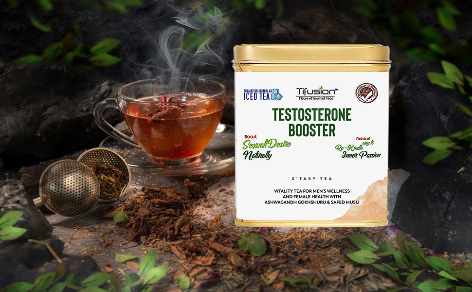 Tifusion Vitality Booster Tea For Men and Women Health With Gokhshuru