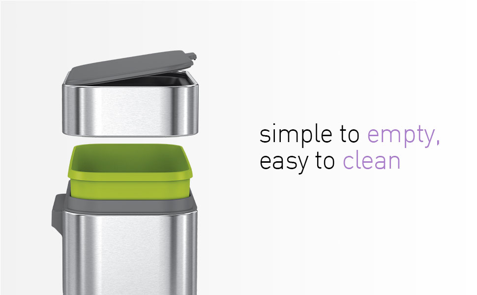 simplehuman Compost Caddy, Detachable and Countertop Bin