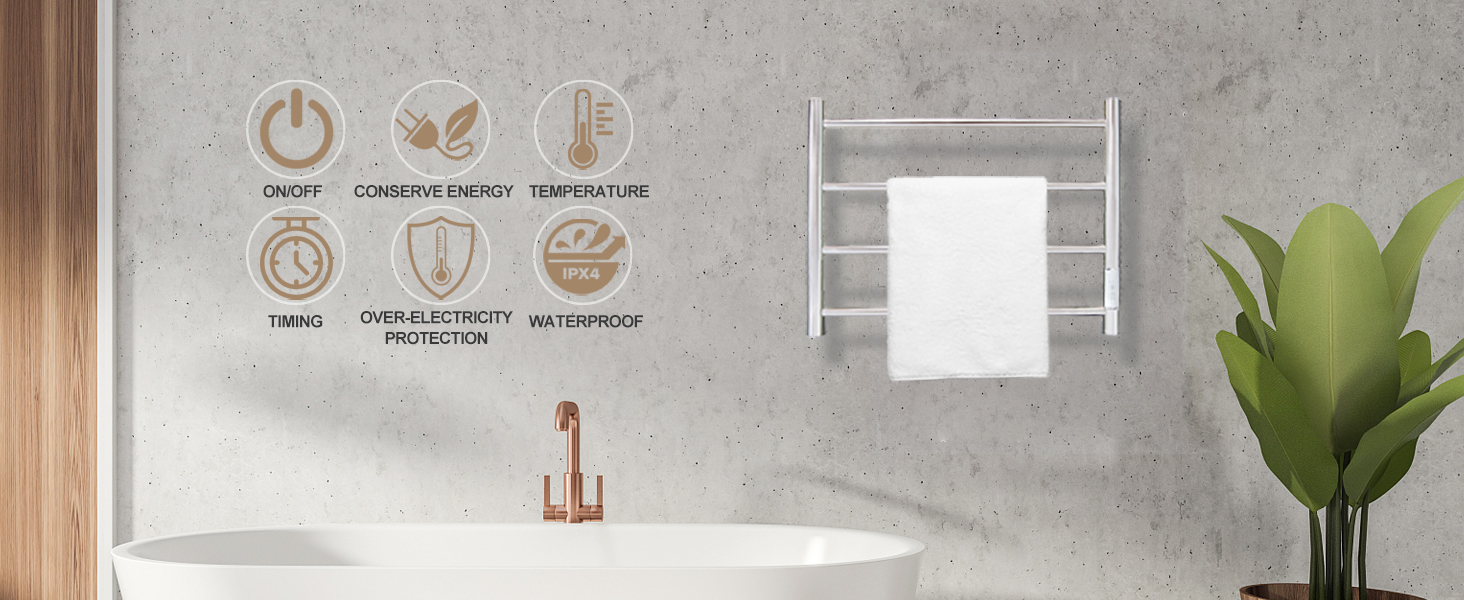 wall mount warmer rack