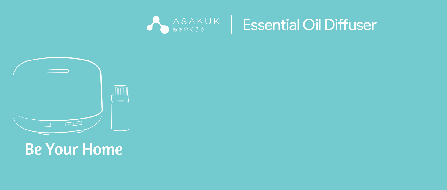 ASAKUKI Smart WiFi Essential Oil Diffuser, App Control Compatible with