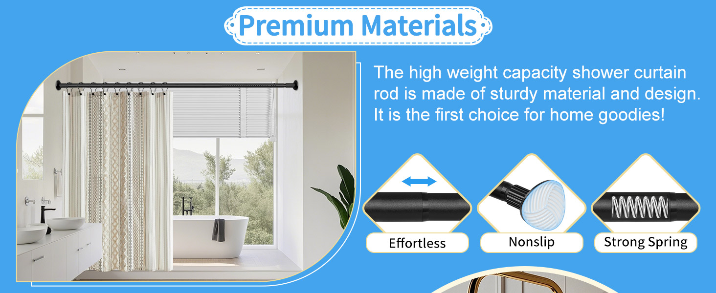 tension curtain rod