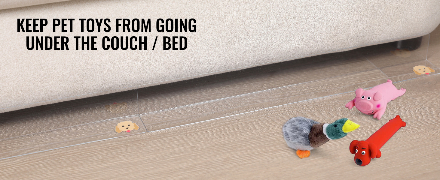 We Love Doodles Under Couch Blocker for Pets (5 Pack