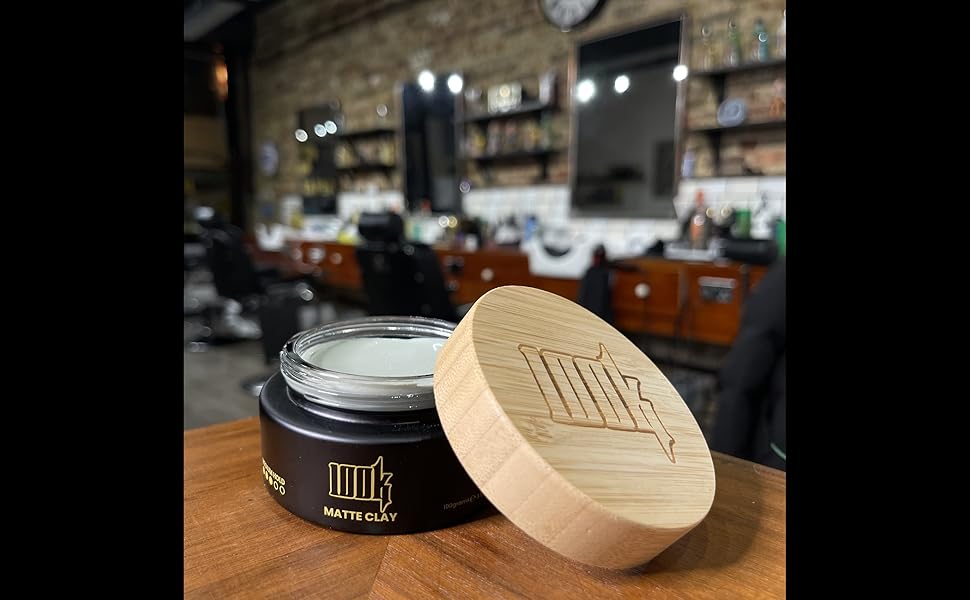 100K Matte Clay, Hair Wax For Men with Medium Hold, Curly Hair Products