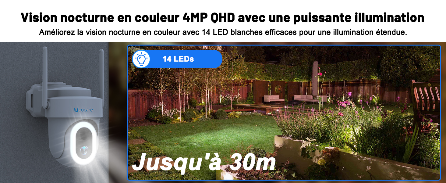 camera surveillance wifi exterieure sans fil solaire