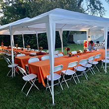 COSTWAY Gazebo Da Giardino 6 X 3 M, Tendone Per Feste Con 4 Pareti Rimovibili, Con Borsa Di Trasporto, Impermeabile Protezione UV, Per Matrimonio Eventi E Barbecue 13 1