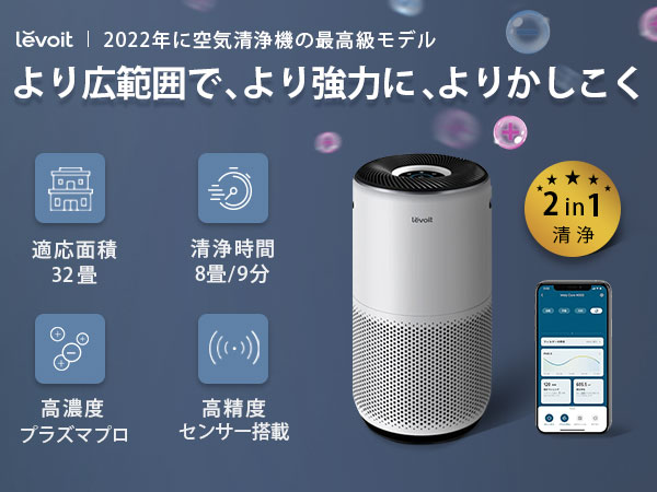 今週末限定お値下げ！Levoit (レボイト) 空気清浄機です⭐︎ Amazon.co.jp: 【節電対策】Levoit(レボイト) 空気清浄機 ハイ