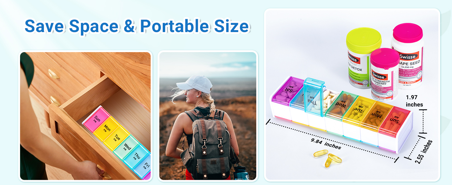 Save Space & Portable Size