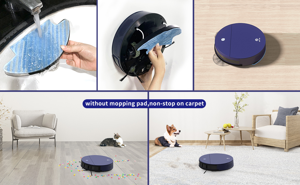 OKP K3 Robot Vacuum and Mop Robot Vacuum Cleaner with SelfCharging and 2000pa