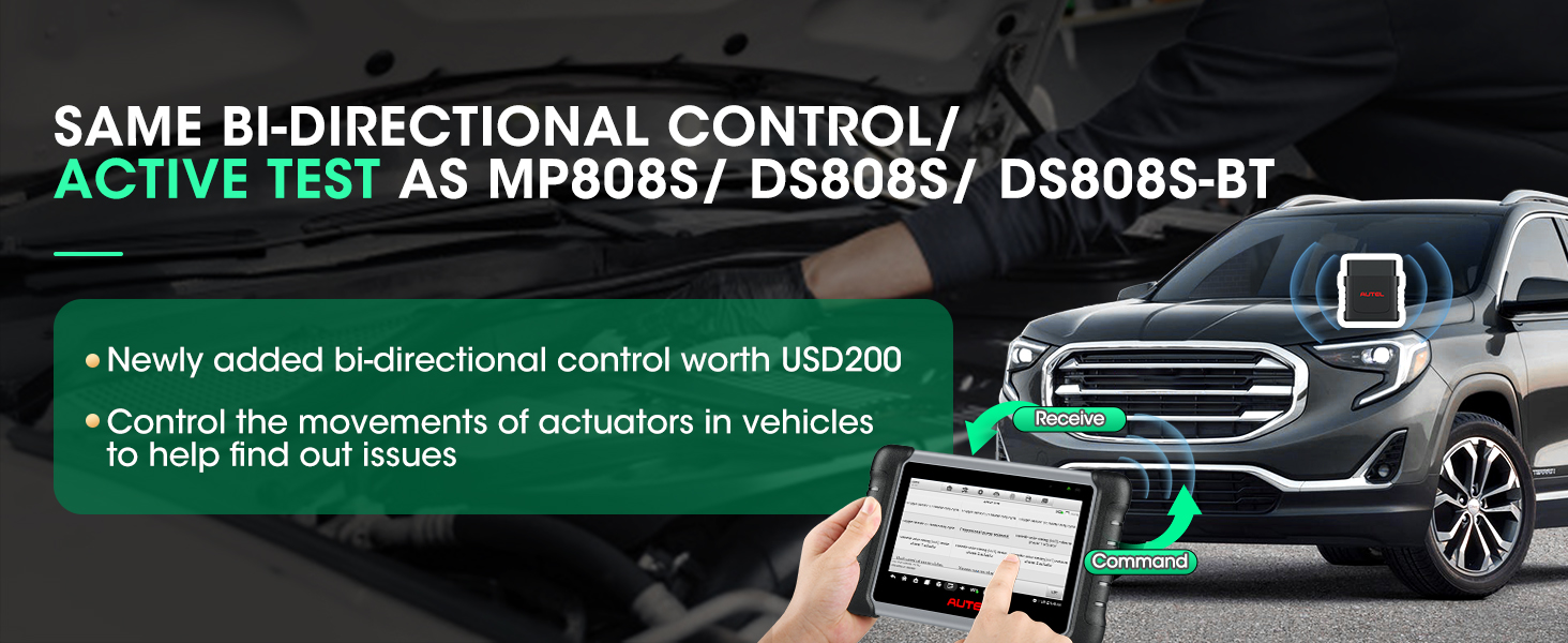 autel mk808bt pro car obd2 diagnostics scan tool