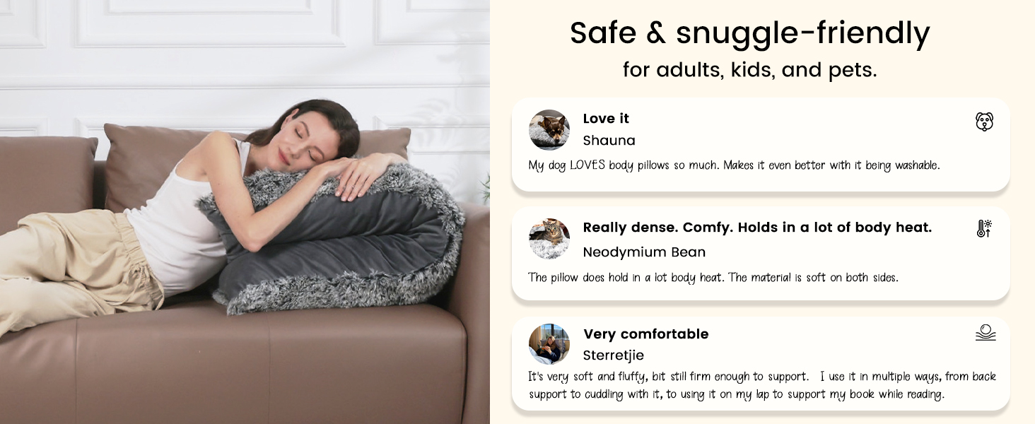 ZonLi body pillow as a belly support pillow