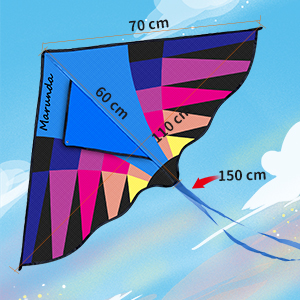 凧 カイト 子ども 凧揚げ 大人 初心者用 微風で揚がる 軽量丈夫 アウトドア 親子おもちゃ カラフルカイト